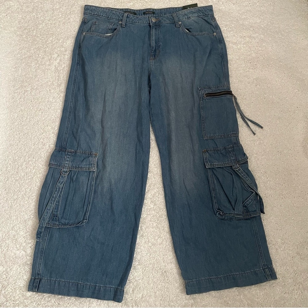 Wild Fable Blue Cargo Jeans